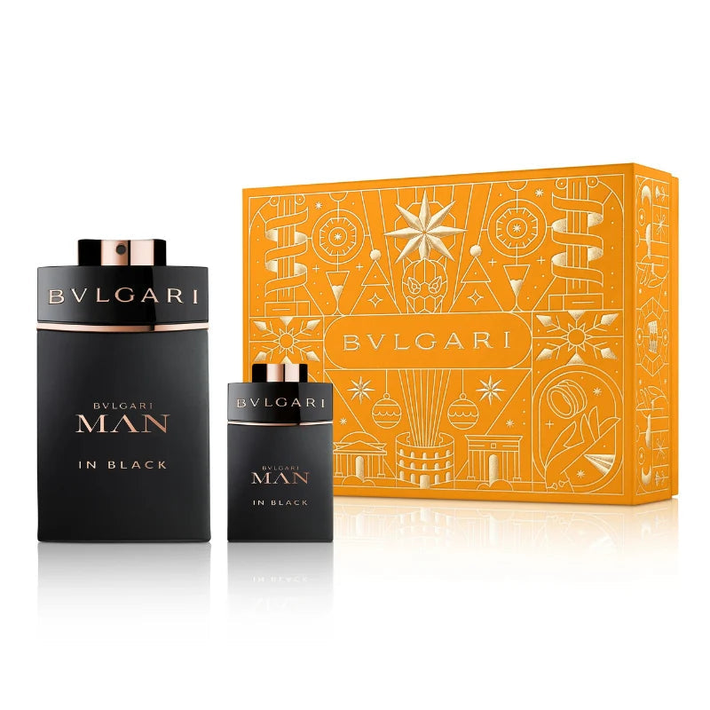 Bvlgari Man In Black Eau De Parfum 2-Piece Gift Set For Men