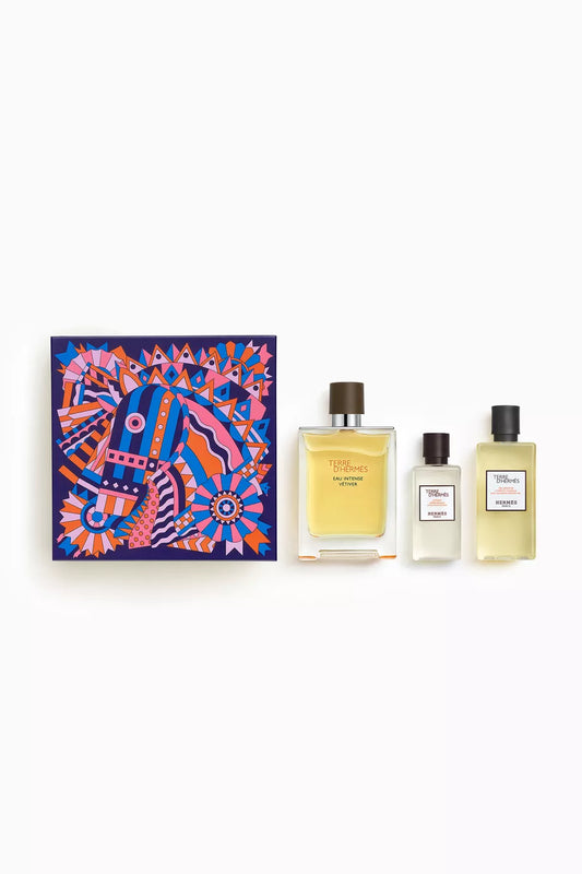 Hermes Terre D'Hermes Eau Intense Vetiver Eau De Parfum Gift Set For Men
