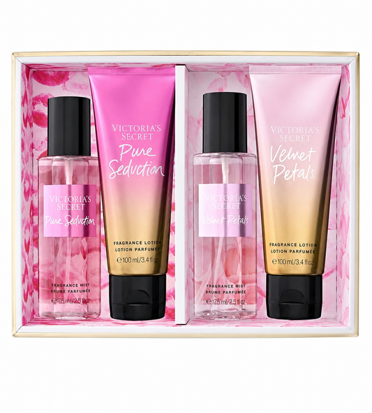 Victoria's Secret Pure Seduction & Velvet Petals Mist & Lotion Gift Set
